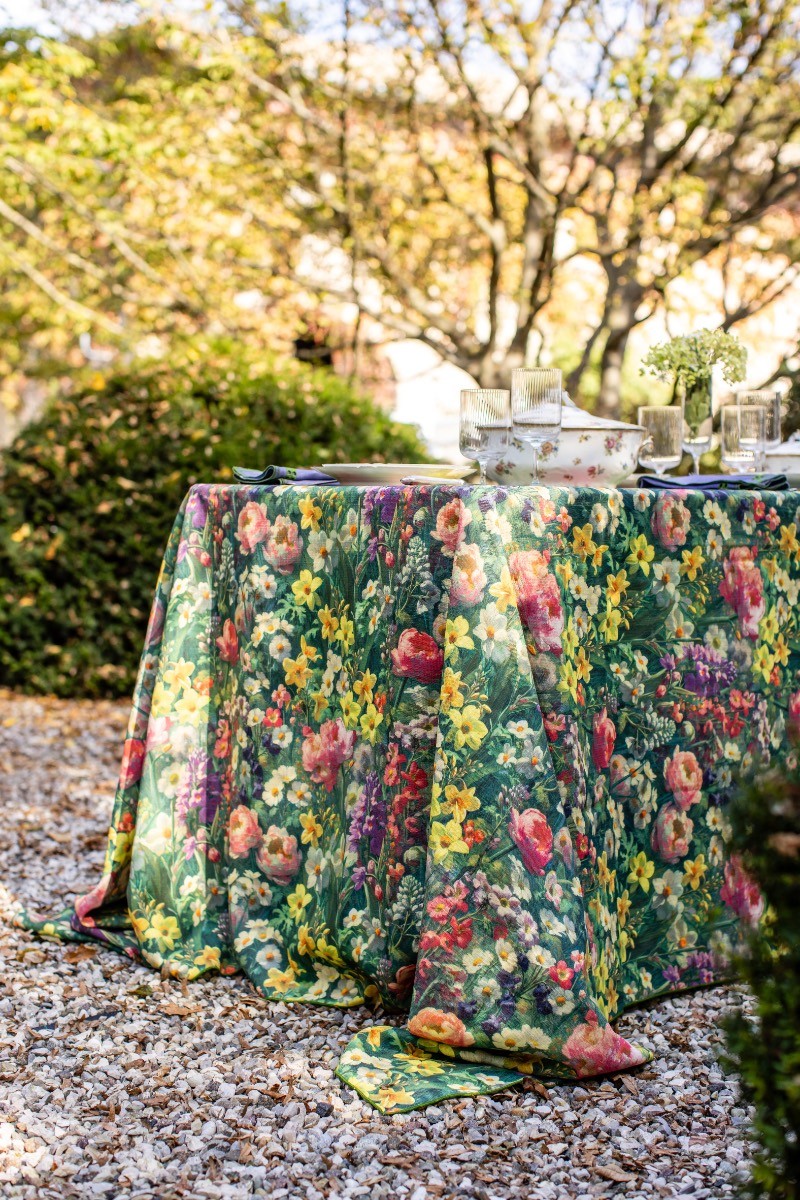 Nappe en lin viscose