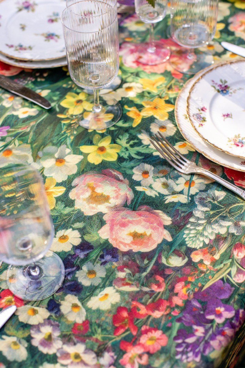 Nappe en lin viscose