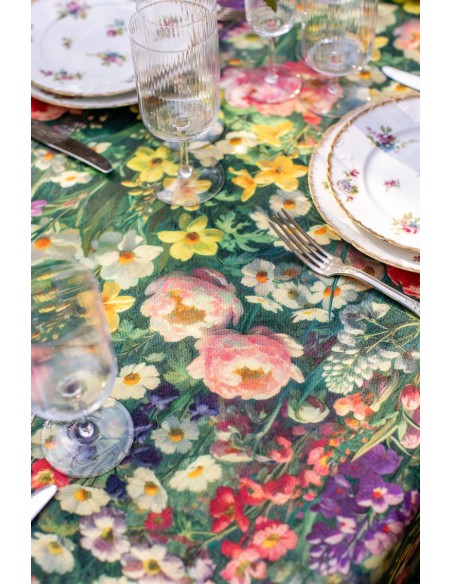 Nappe en lin viscose