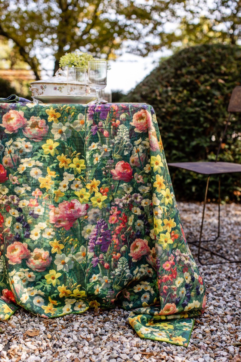 Nappe en lin viscose