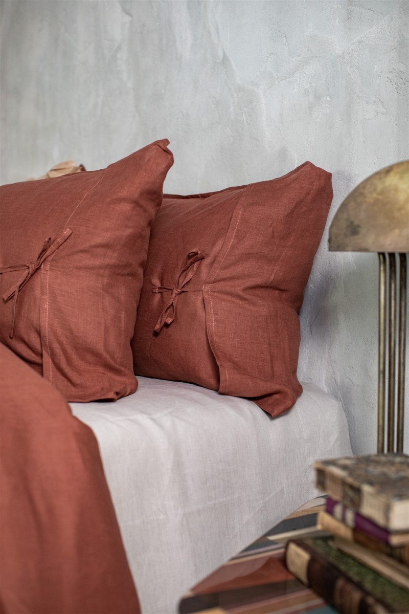 Taie d'oreiller en pur lin