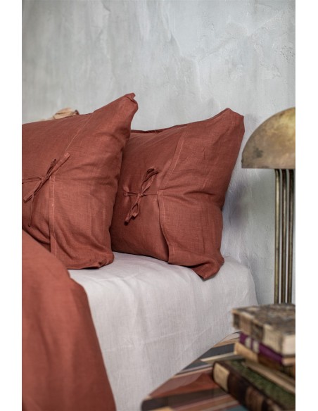 Taie d'oreiller en pur lin