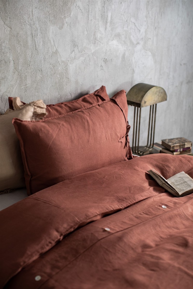 Taie d'oreiller en pur lin