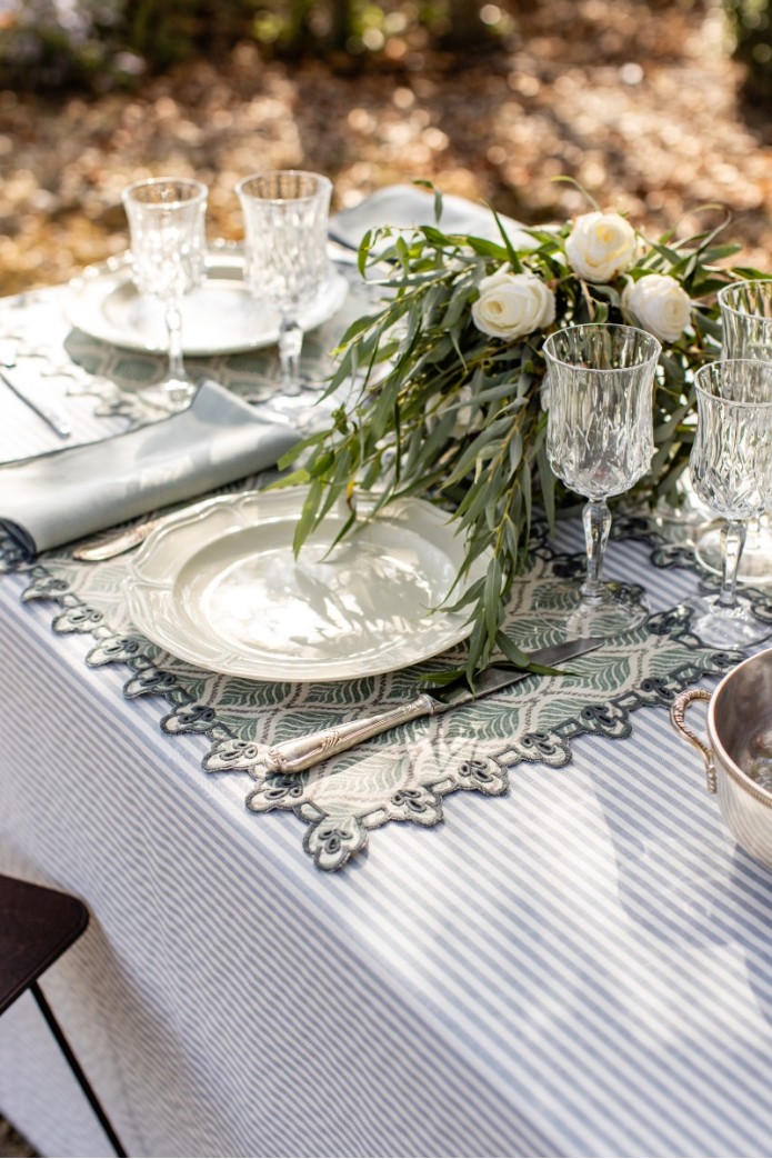 Set de table Amalfi en coton antitache