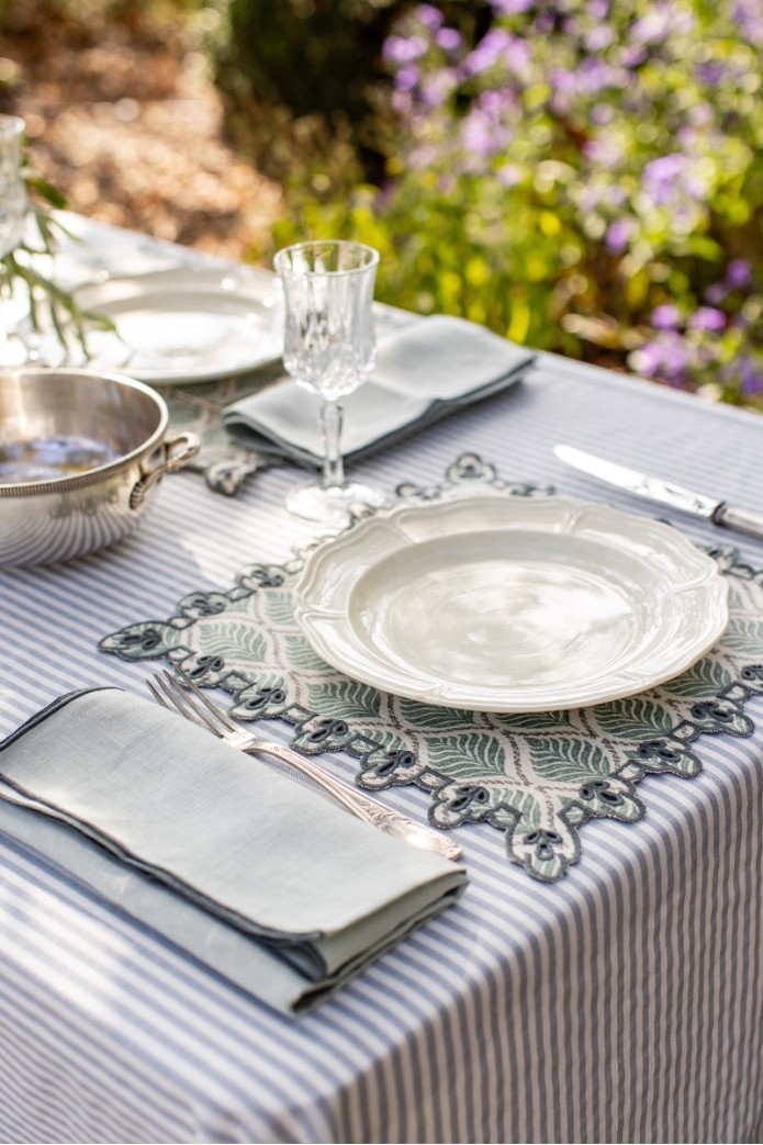 Set de table Amalfi en coton antitache 2