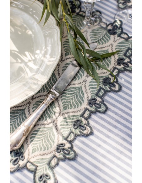 Set de table Amalfi en coton antitache