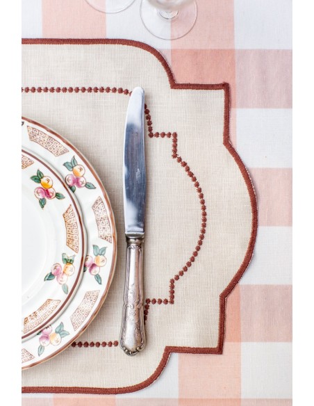 Adele Set de table en lin non tachant