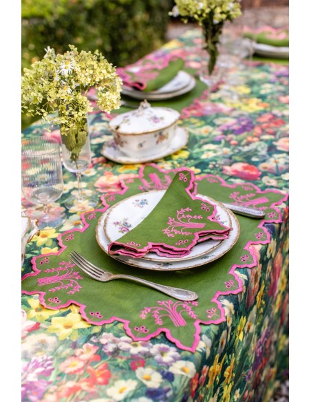 Set de table Eden en lin enduit