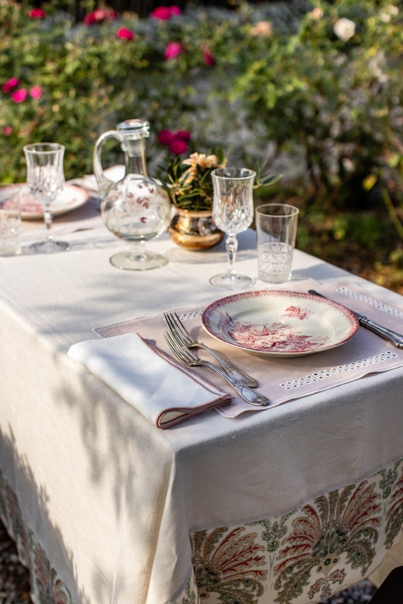 Set de table Erica en lin enduit