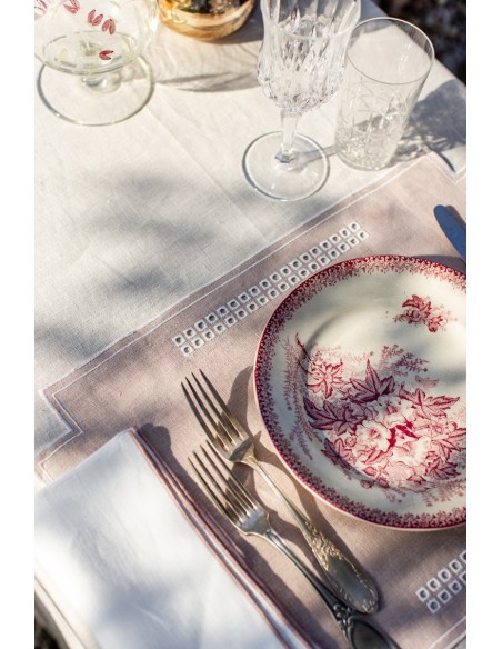 Set de table Erica en lin enduit
