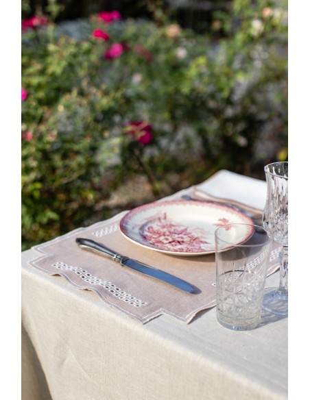 Set de table Erica en lin enduit