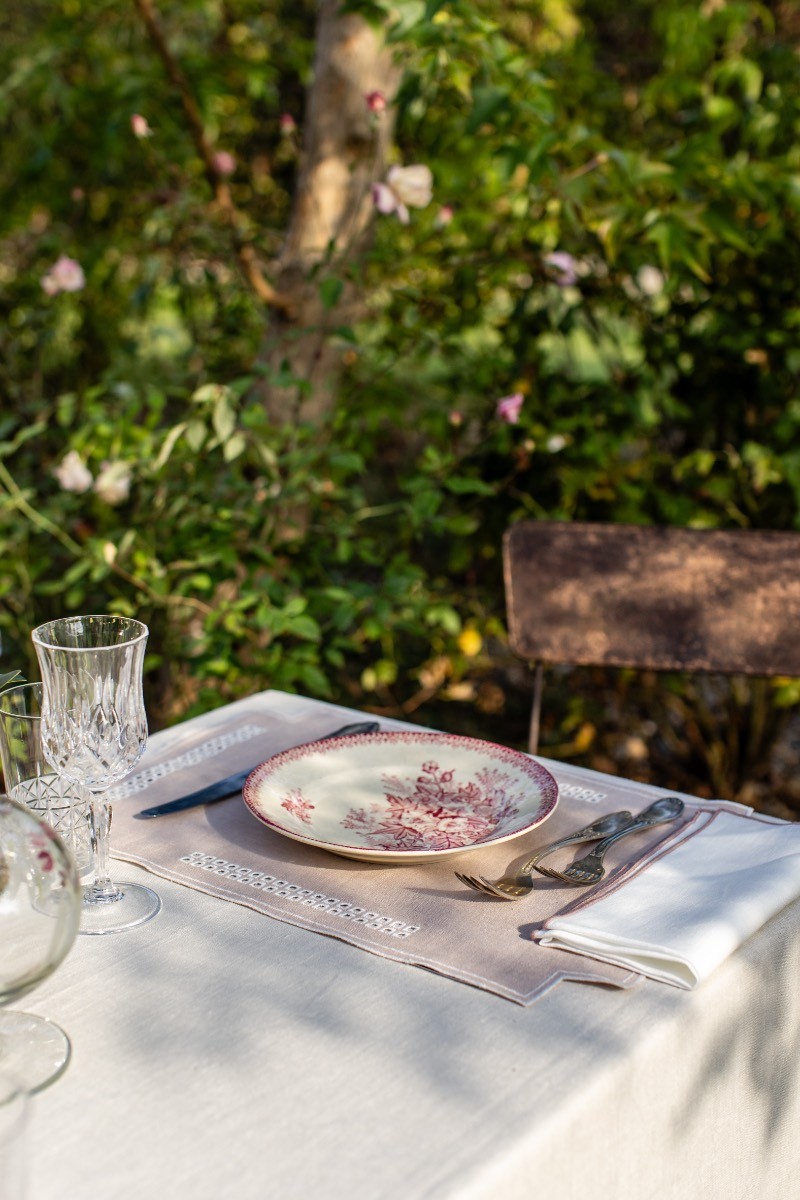 Set de table Erica en lin enduit