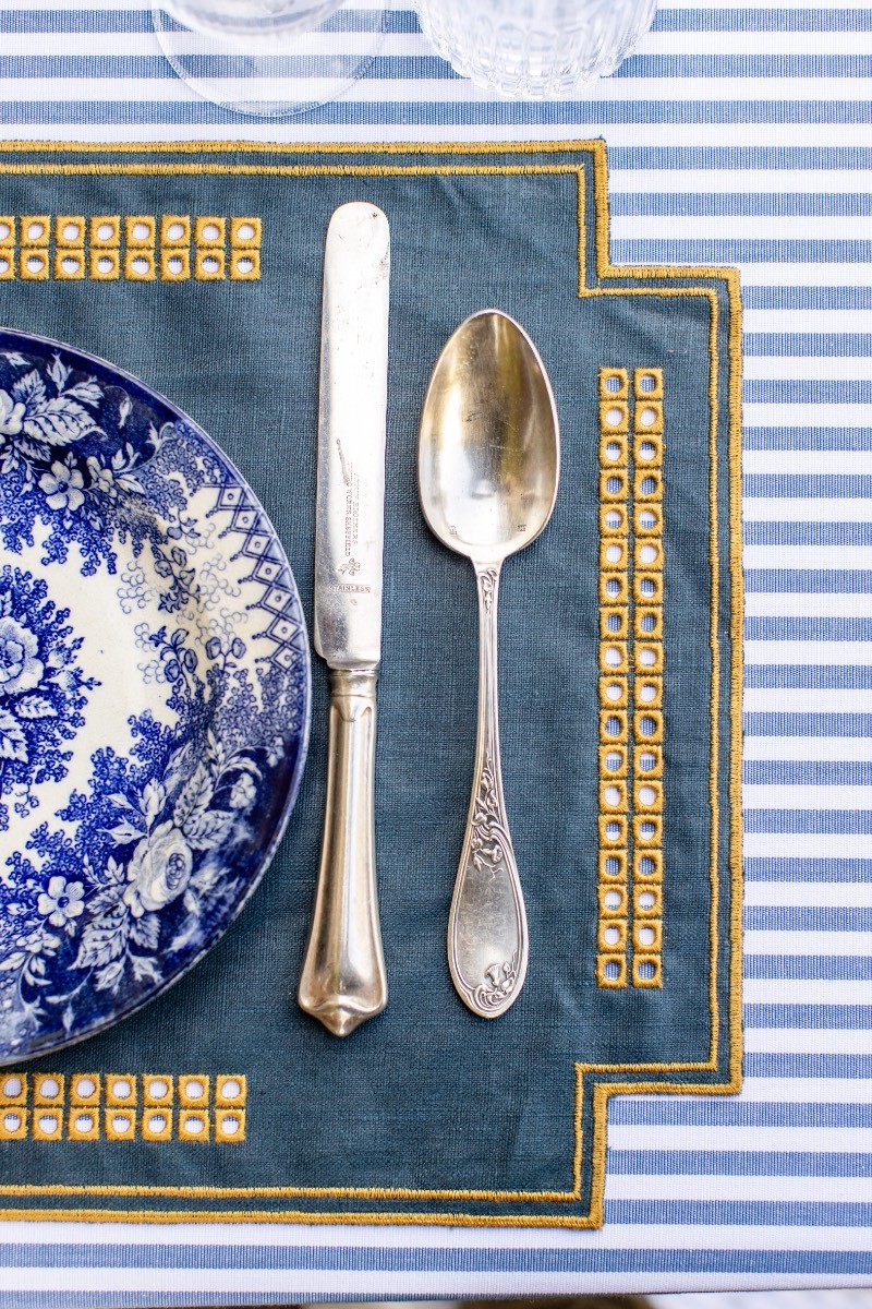 Set de table Erica en lin enduit