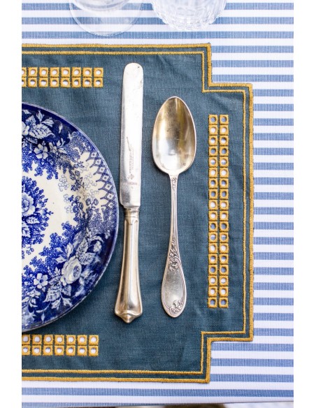 Set de table Erica en lin enduit