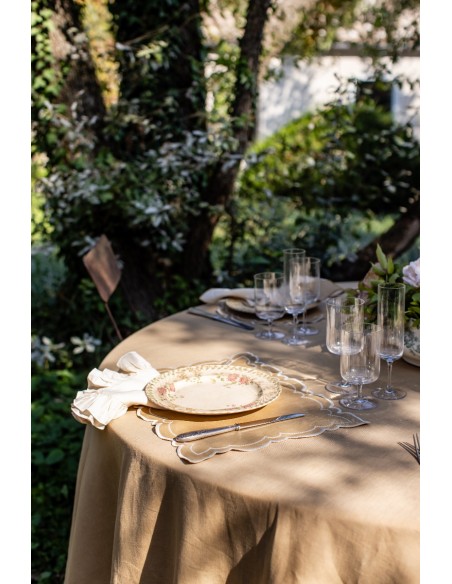 Set de table Letizia en lin enduit