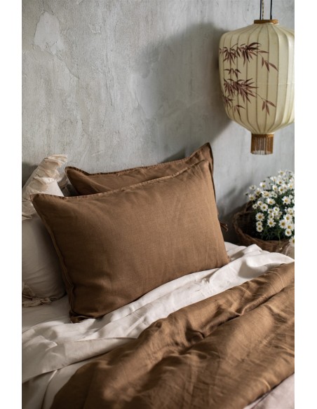 Taie d'oreiller en pur lin