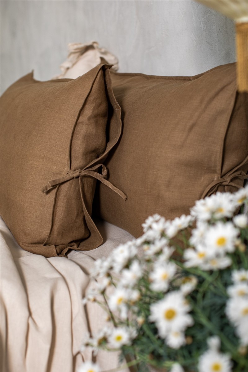 Taie d'oreiller en pur lin