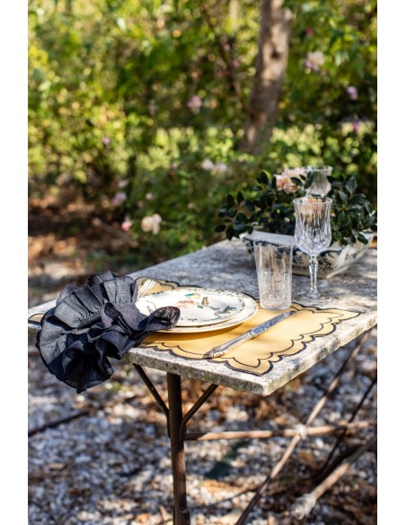 Set de table Letizia en lin enduit