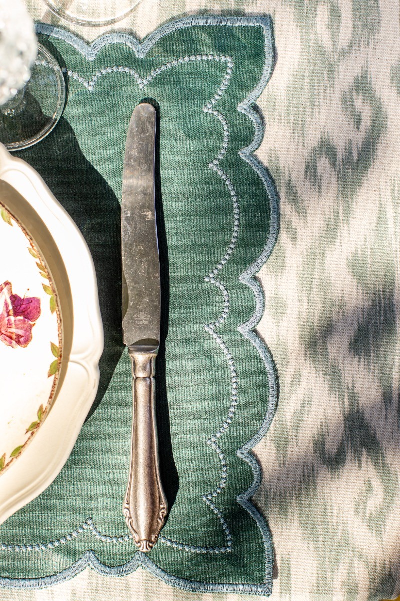 Set de table Letizia en lin enduit