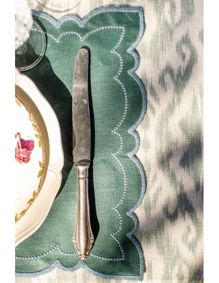 Set de table Letizia en lin enduit