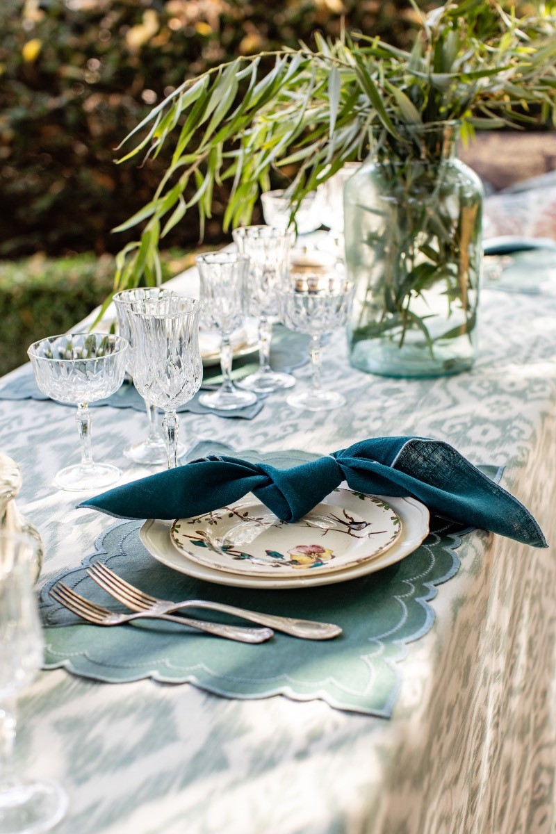 Set de table Letizia en lin enduit