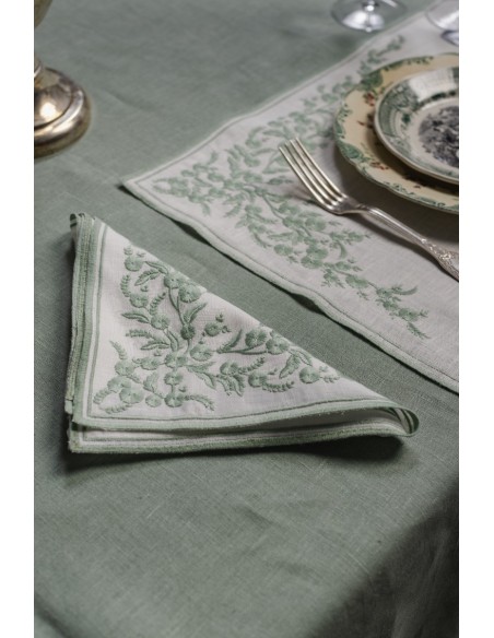 Serviette de table en lin Venaria