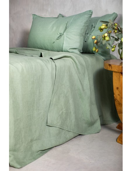 Drap-housse en lin avec coins