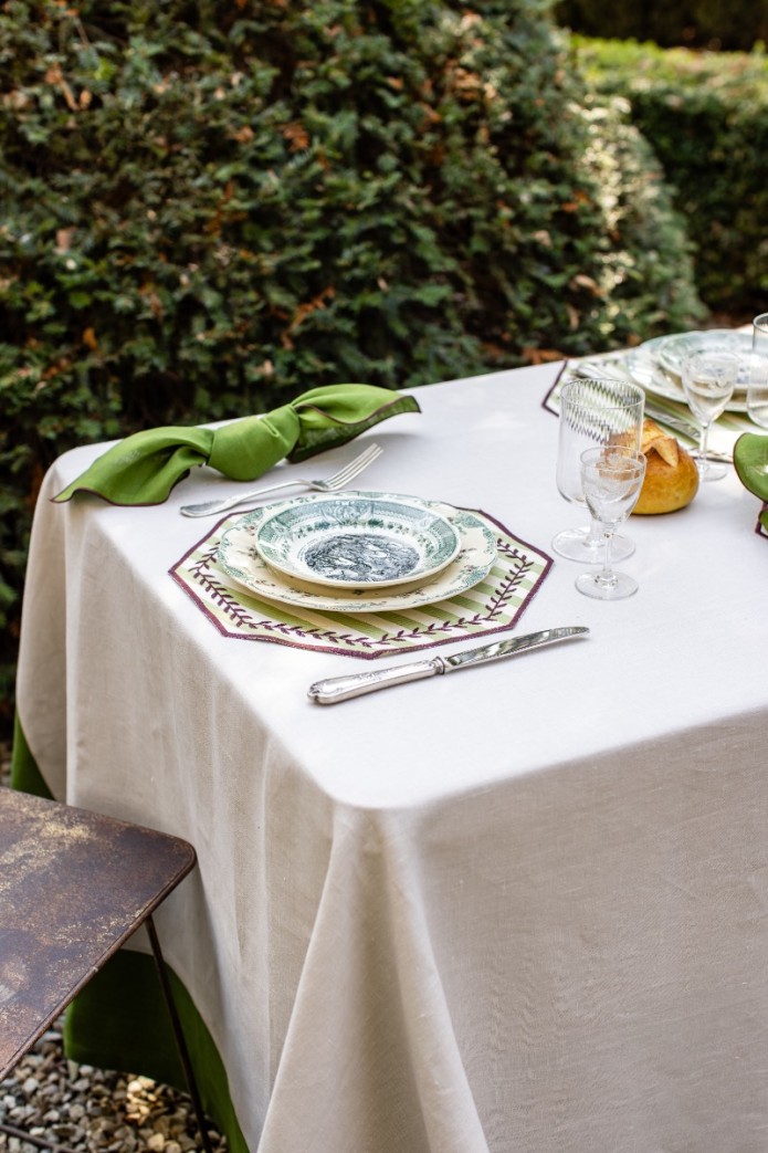 Set de Table Lauro en Coton Antitache 