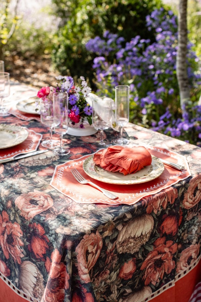 Set de table Lauro en lin enduit