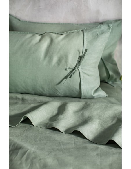 Drap-housse en lin avec coins