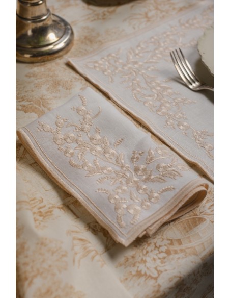 Serviette de table en lin Venaria