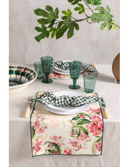 Placemat in Stain Resistant Cotton Filo
