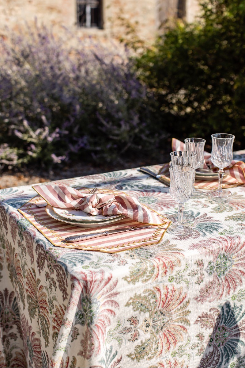 Nappe en lin viscose