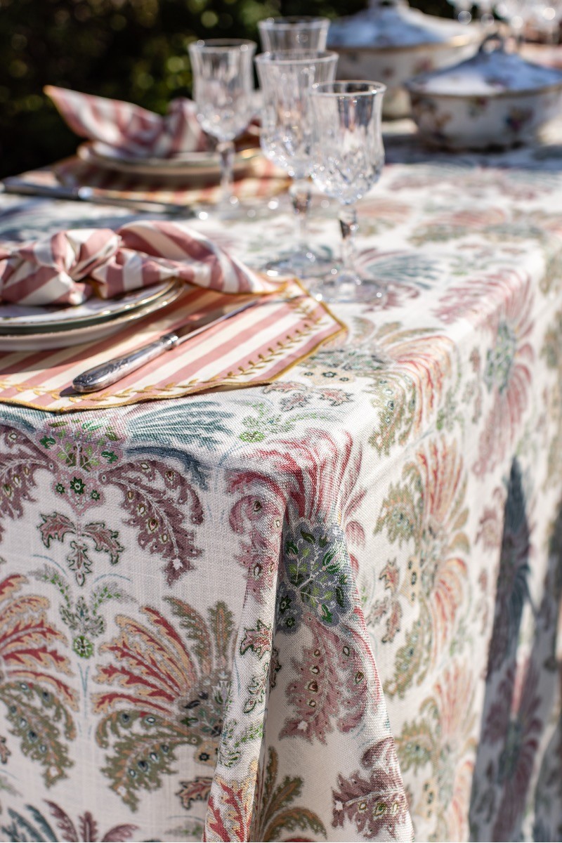 Nappe en lin viscose