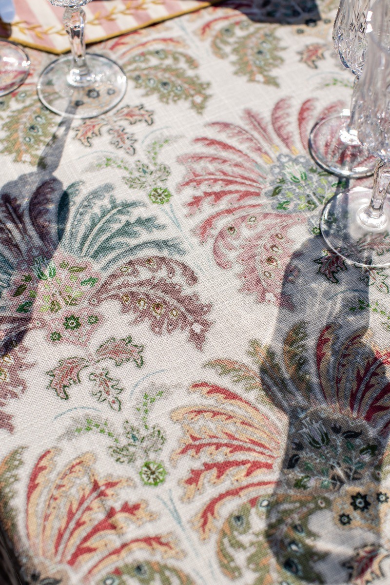 Nappe en lin viscose