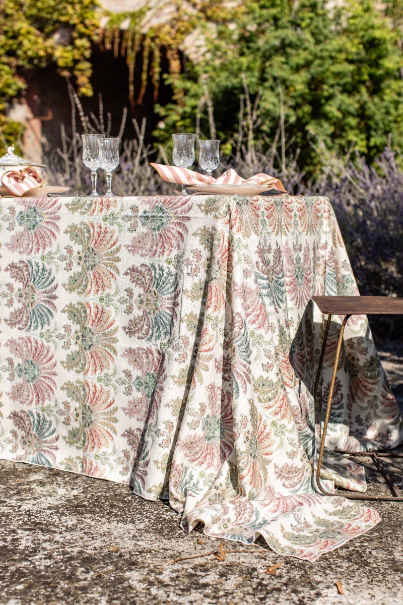 Nappe en lin viscose