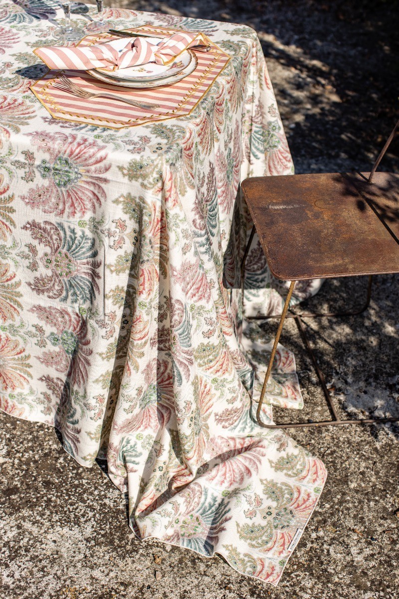 Nappe en lin viscose