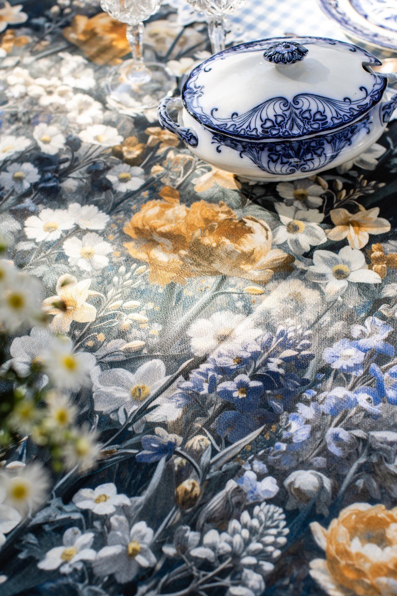 Nappe en lin viscose