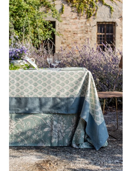 Nappe en coton Bauhaus enduit