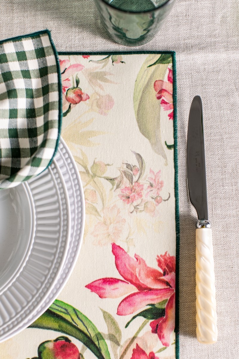 Placemat in Stain Resistant Cotton Filo