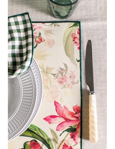 Placemat in Stain Resistant Cotton Filo