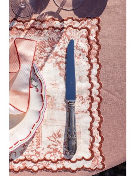 Set de table Nuvola en coton résistant aux taches