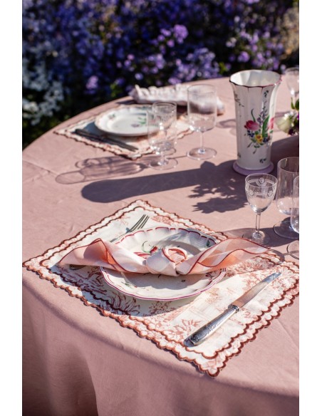 Set de table Nuvola en coton résistant aux taches