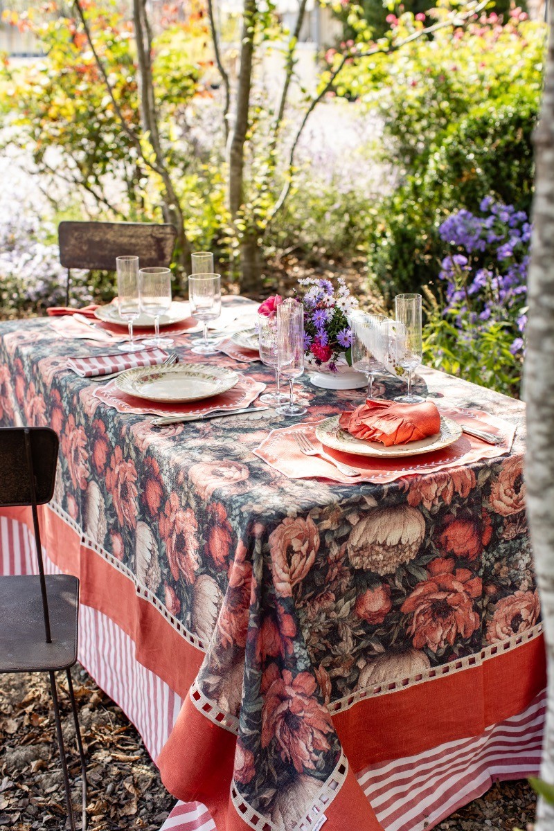 Set de table Lauro en lin enduit