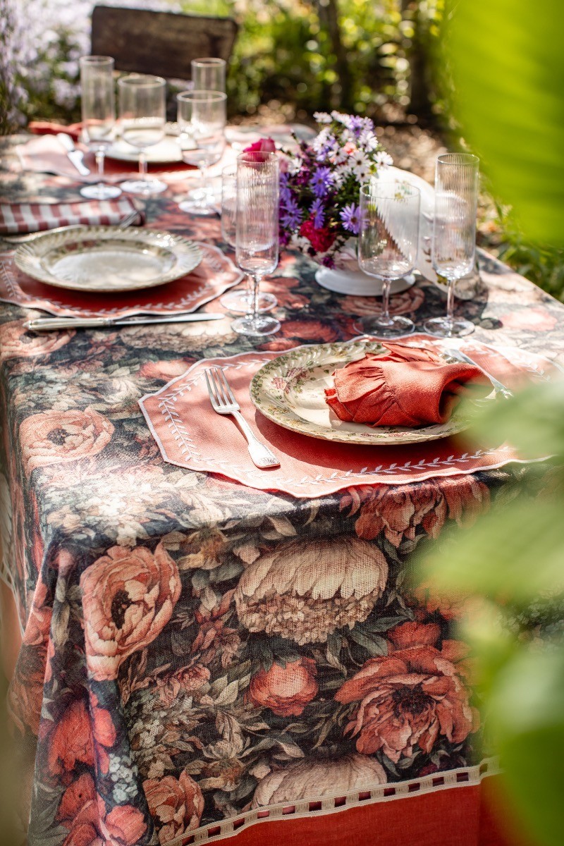 Set de table Lauro en lin enduit