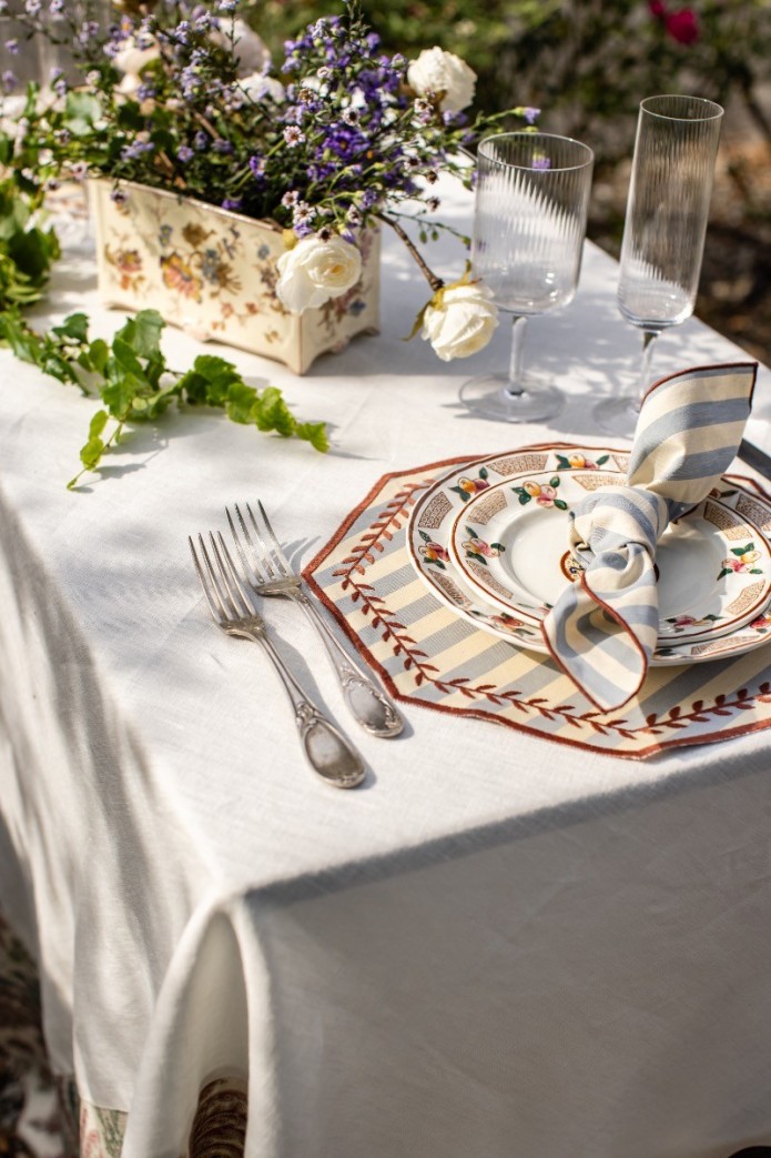 Set de Table Lauro en Coton Antitache  2