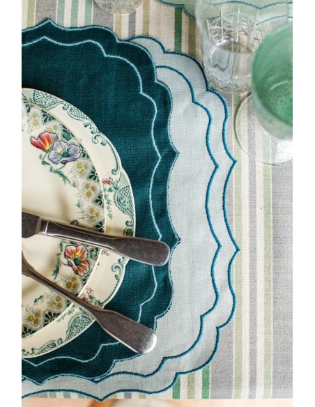 Set de table Firenze en lin enduit