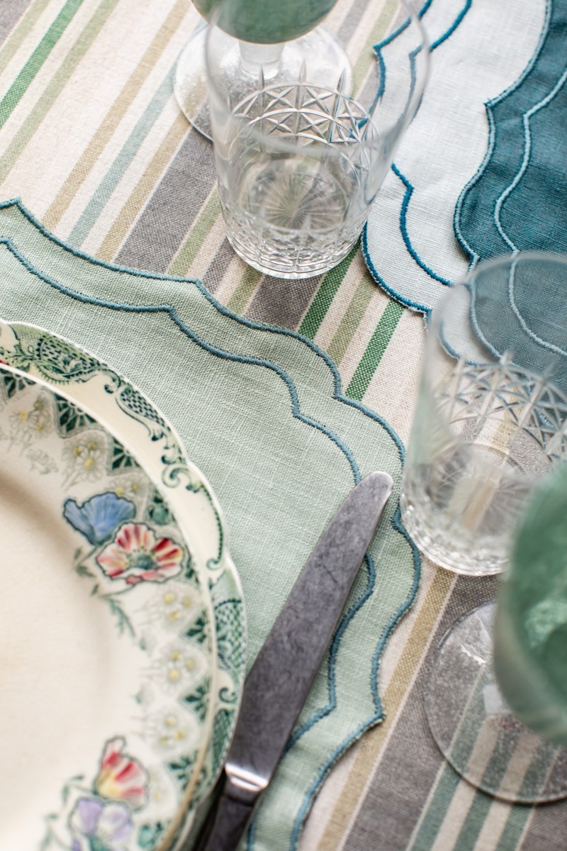 Set de table Firenze en lin enduit