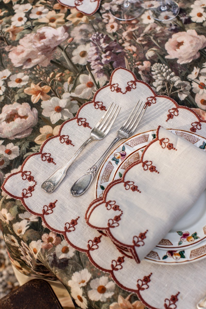 Serviette Carlotta en Lin