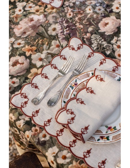 Serviette Carlotta en Lin